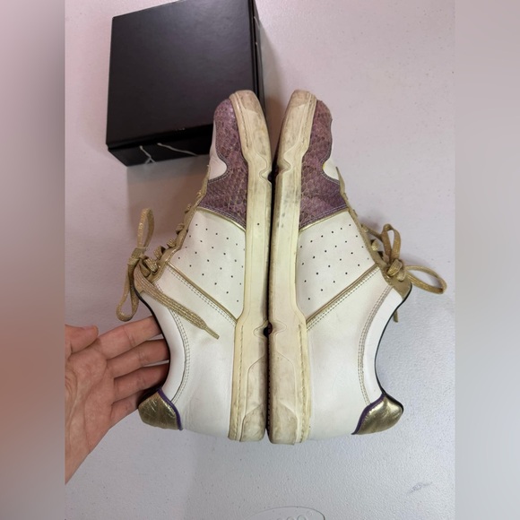 Gucci snake and leather sneakers. "5th Ave Edition"
Sz 9.5 G / / US 10.5 Exotic - Picture 5 of 13
